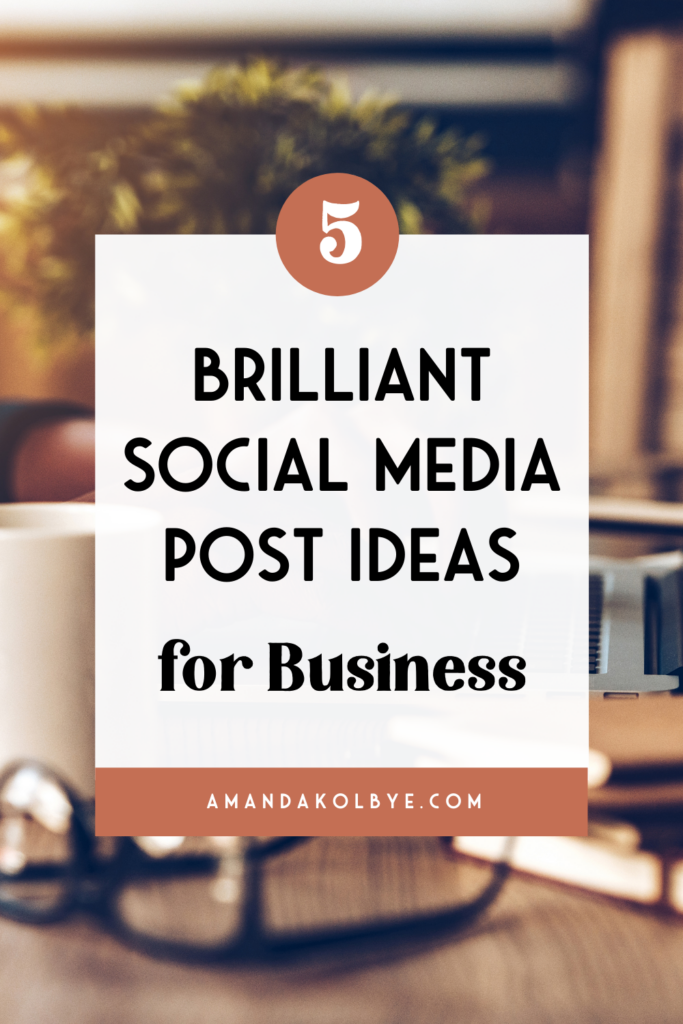 social media post ideas for business
